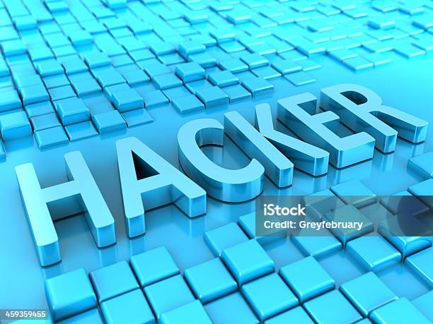 Foto de Hacker e mais fotos de stock de Azul - Azul, Computador, Comunicação