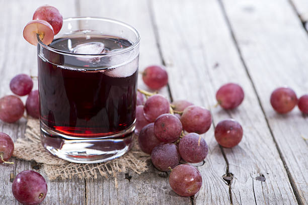 istock A glass of icy red grape juice 459366433
