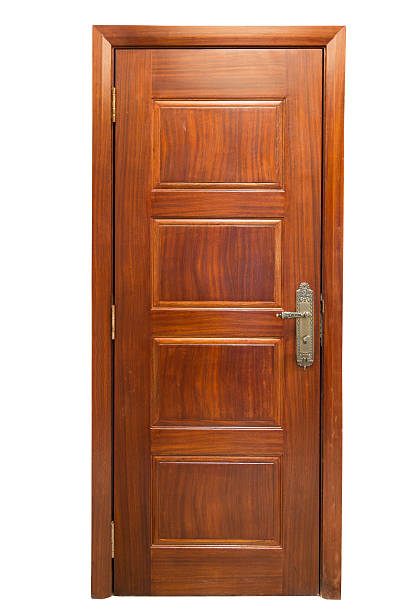 istock wooden door on white 459369937