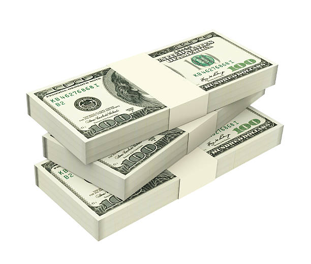 istock Dollars money isolated on white background. 459369975