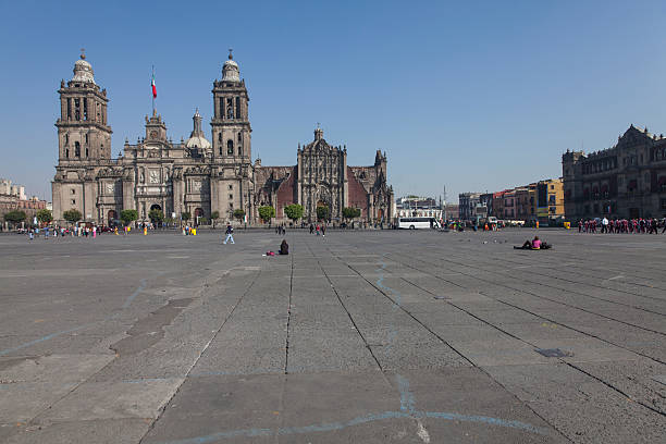 istock Mexico DF cathedral in Plaza Zocalo 459372939
