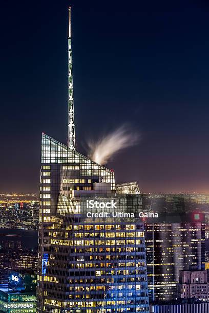 バンクオブアメリカタワーの夜 - アメリカ合衆国のストックフォトや画像を多数ご用意 - アメリカ合衆国, イルミネーション, ニューヨーク州