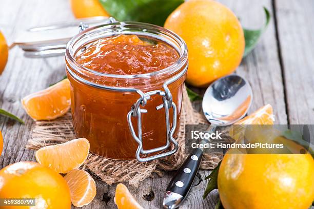 Photo libre de droit de Portion De Confiture De Mandarine banque d'images et plus d'images libres de droit de Agrume - Agrume, Aliment, Aliment en boîte