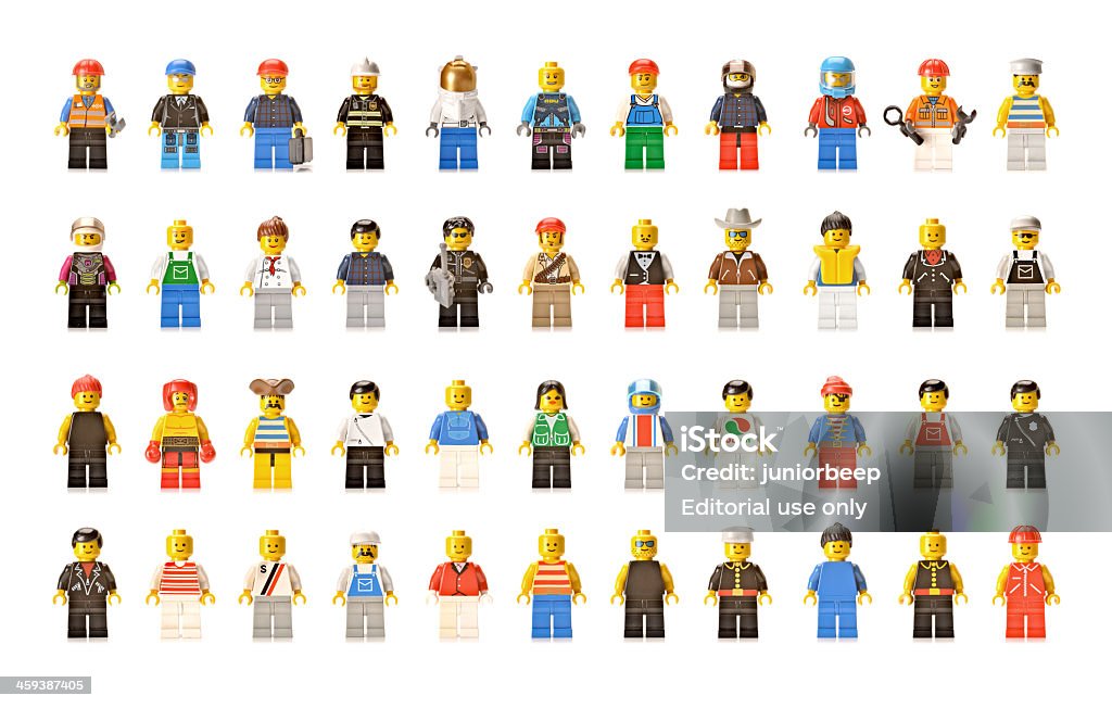 Cyfry Lego mężczyzn i kobiet - Zbiór zdjęć royalty-free (Lego)