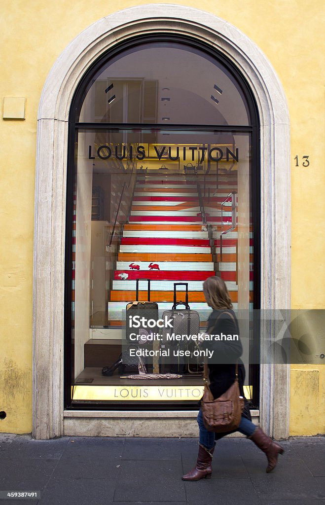 Louis Vuitton Shop, Rome, Italy Editorial Photography - Image of