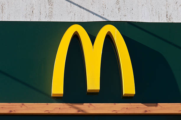 McDonald's Golden Arches Logo stock photo