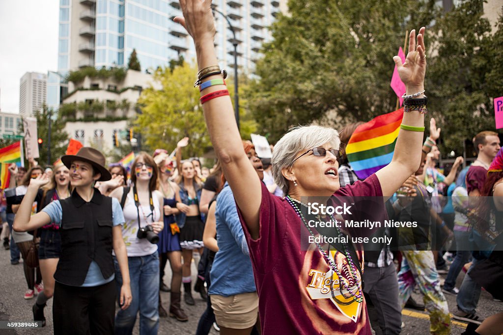 Lotta contro il mobbing - Foto stock royalty-free di Dimostrazione di protesta