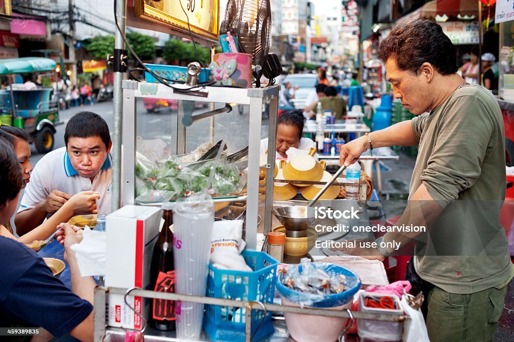 차이나 타운 식사 - 로열티 프리 거리 스톡 사진