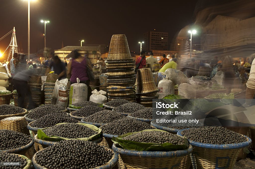 Açaí, à noite, para o mercado editorial - Foto de stock de Belém - Brasil royalty-free