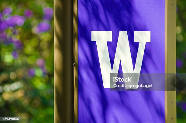 University Of Washington Logo - zdjęcia stockowe i więcej obrazów Baner - Baner, Bez ludzi, Fotografika