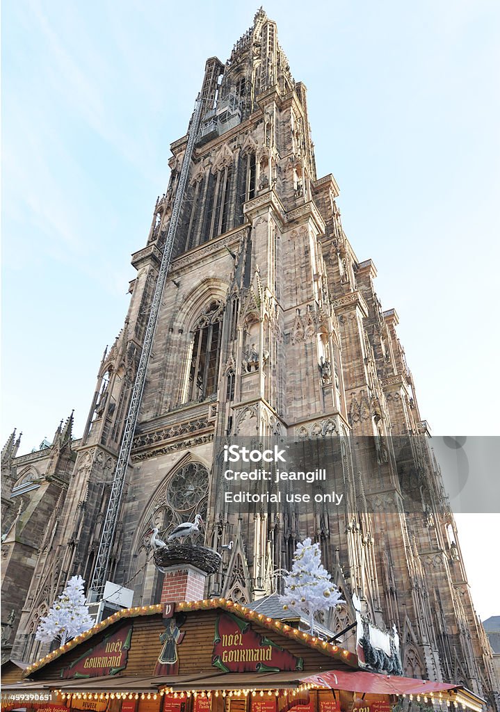 Catedral de Estrasburgo, França - Foto de stock de Antigo royalty-free