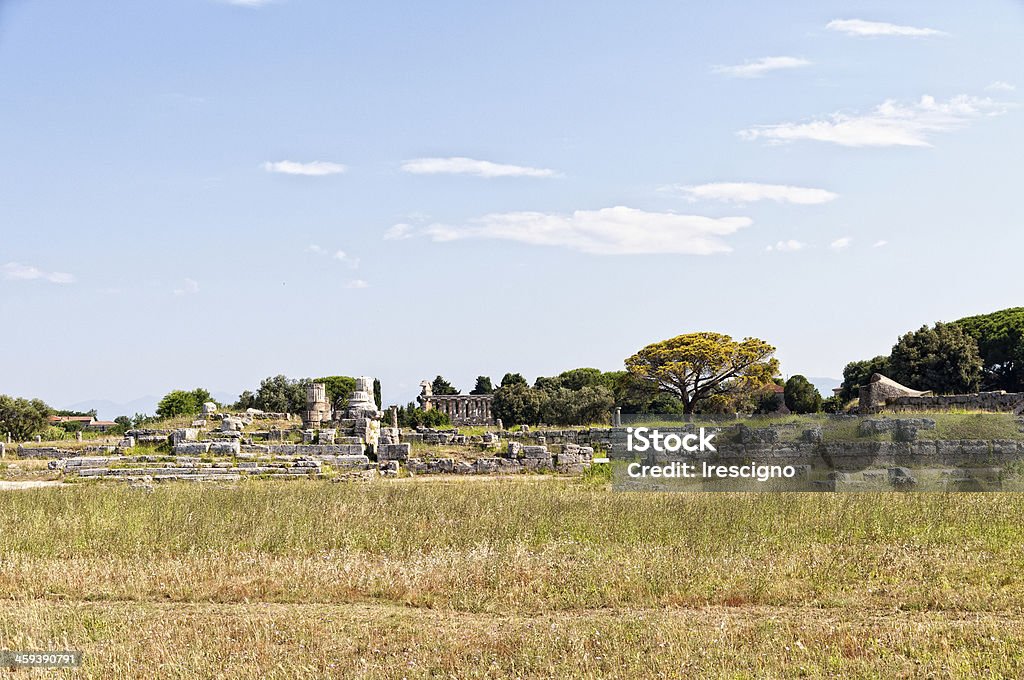 Templo romano-Paestum - Royalty-free Antigo Foto de stock