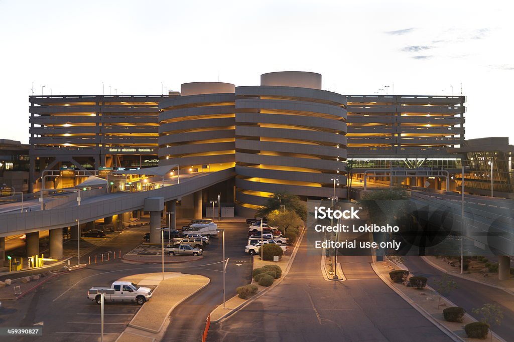 Sky Harbor International Airport Terminal 4 - Foto stock royalty-free di Aeroporto