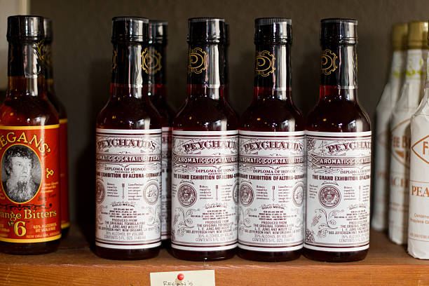 Peychaud's Aromatic Cocktail Bitters stock photo