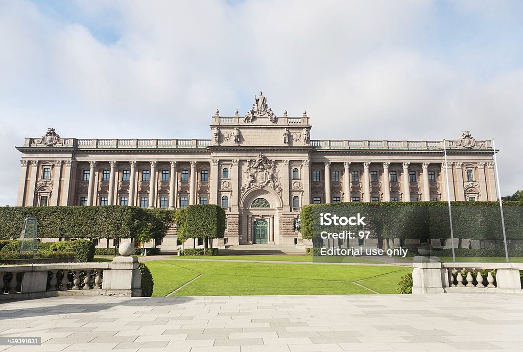 Palácio Real de Estocolmo - Foto de stock de Antigo royalty-free