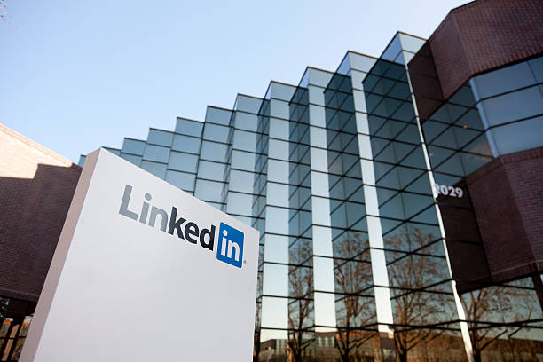 linkedin 山の眺め - linked in ストックフォトと画像