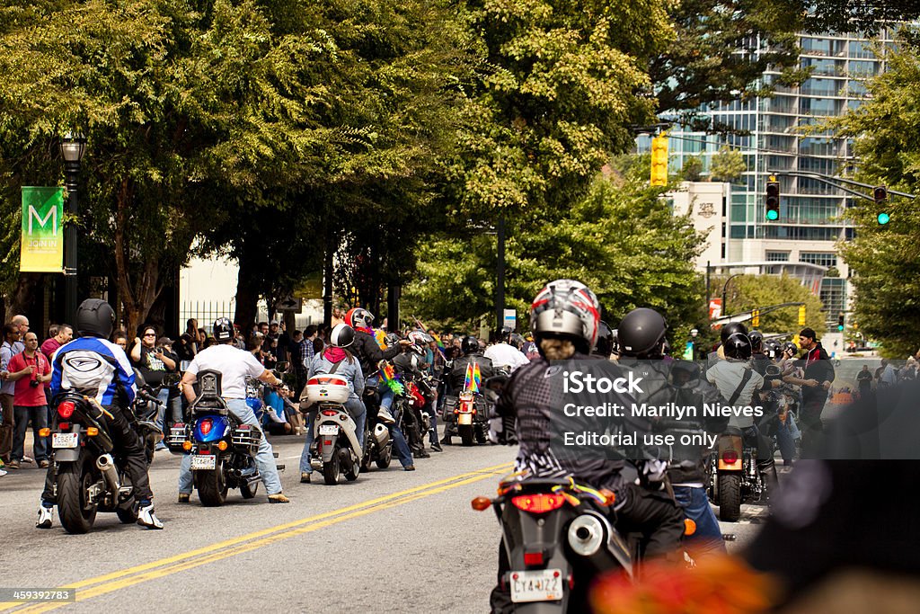 Motocicletas no Desfile de atlanta - Royalty-free Geórgia - Sul dos Estados Unidos Foto de stock