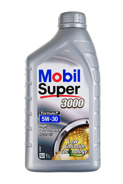 Mobil Super 3000 5w30 Grade Motor Oil 1 Litre Container Stock