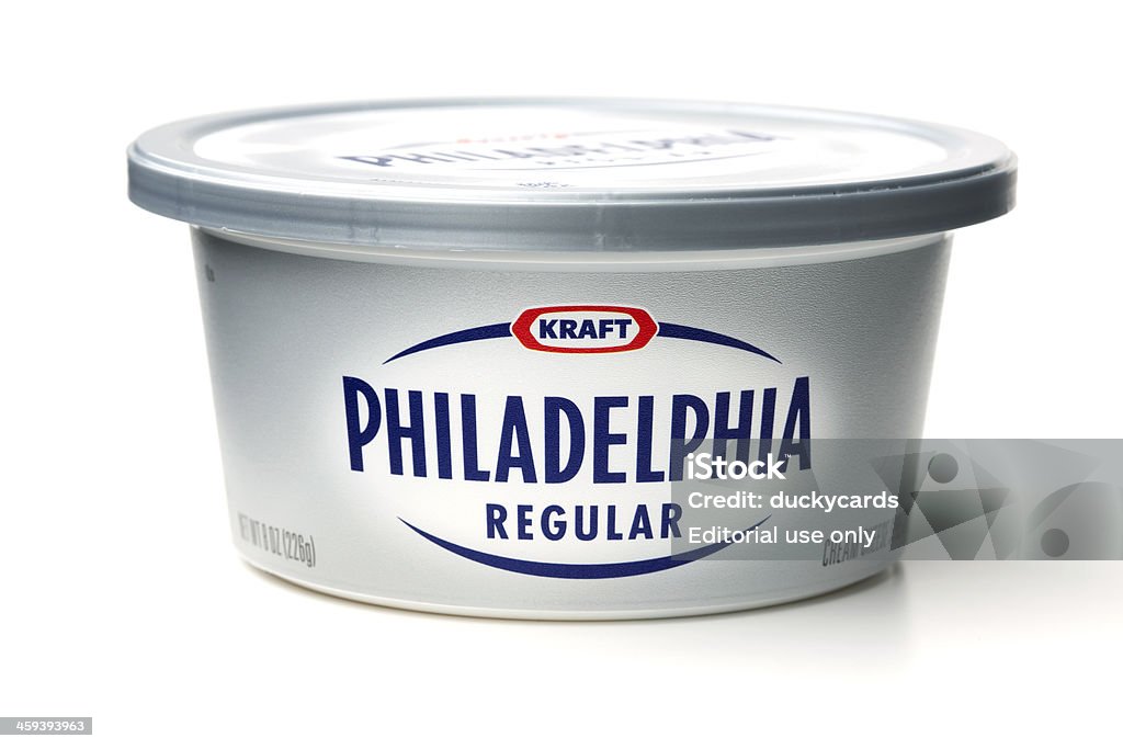 Kraft Philadelphia-Frischkäse sich regelmäßig - Lizenzfrei Kraft Foods Stock-Foto