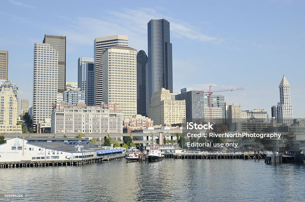 Lungomare di Seattle - Foto stock royalty-free di Acqua