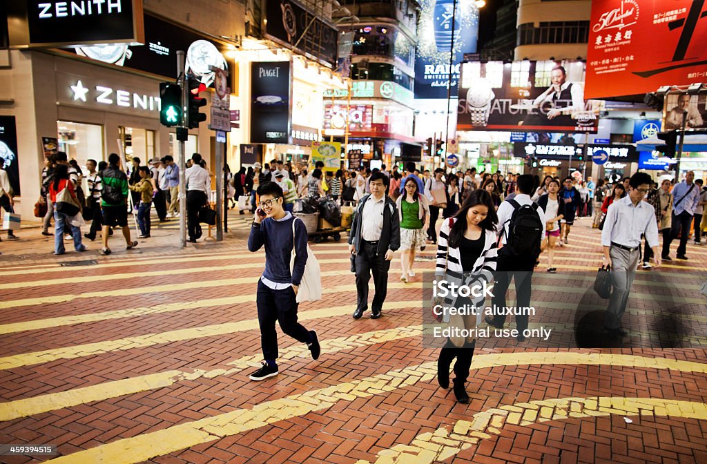 쇼핑 in Hong Kong - 로열티 프리 거리 스톡 사진