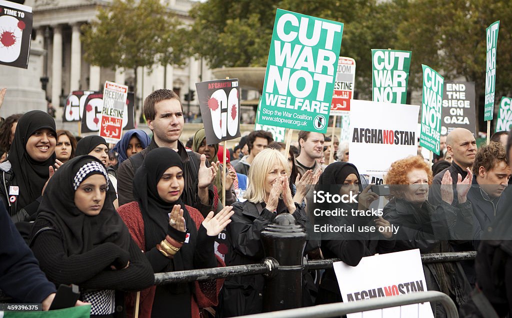 Protesto pacífico - Royalty-free Lobby político Foto de stock