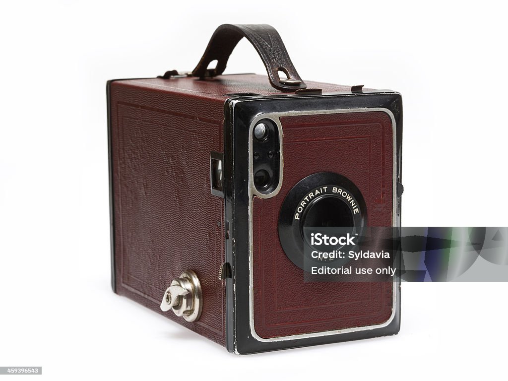 Kodak Brownie-Box Kamera - Lizenzfrei Altertümlich Stock-Foto