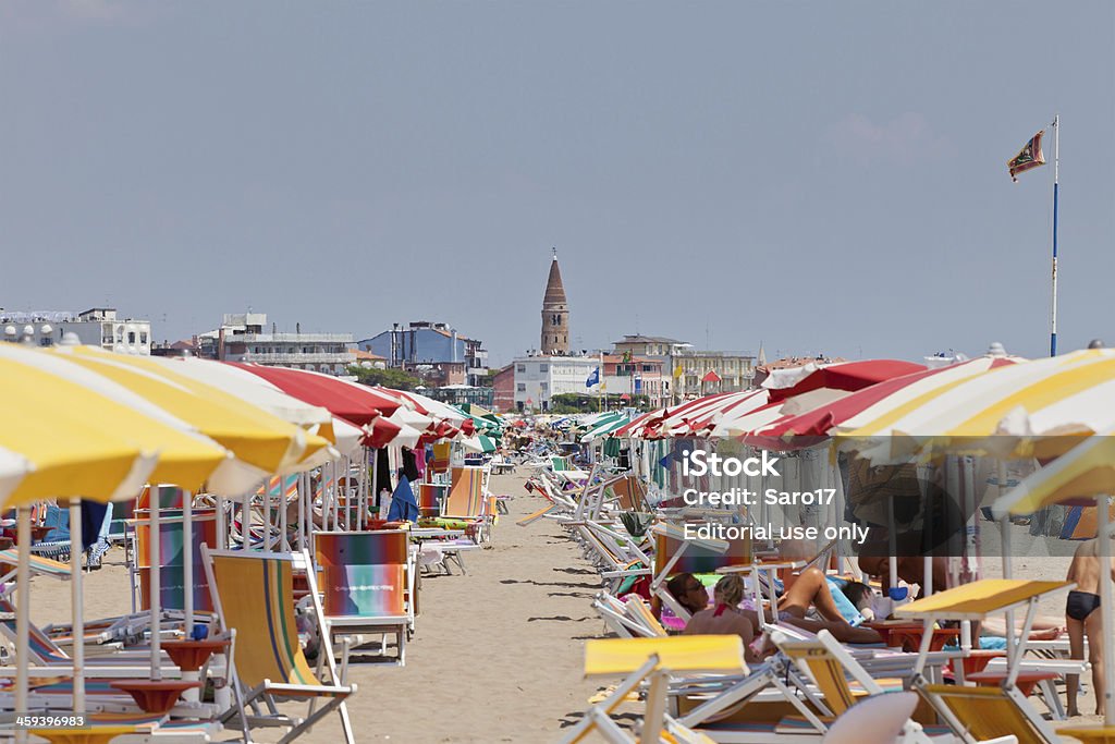 Quente dias em Caorle - Royalty-free Acampamento de Férias Foto de stock