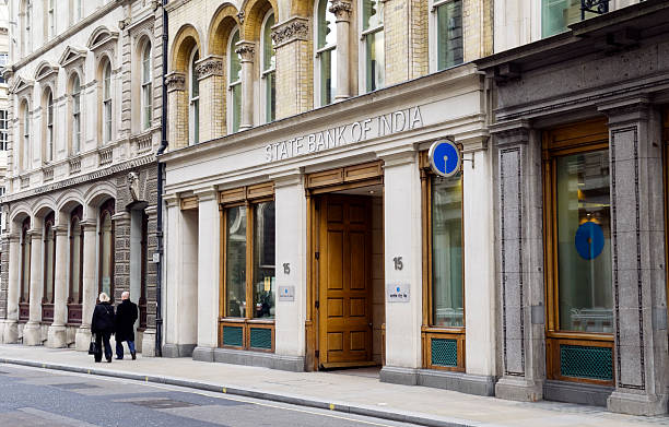 State Bank of India, London stock photo