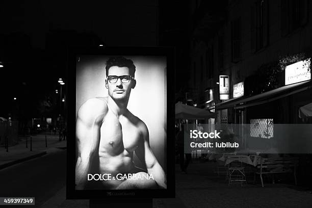 Dolce Amp Gabana Advertisement In Milan Italy Stock Photo - Download Image Now - Men, Billboard, Fashion Model