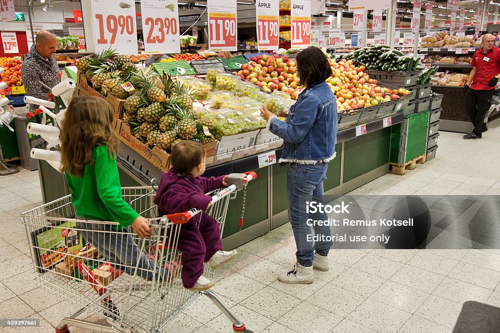 Les boutiques - Photo de Suède libre de droits