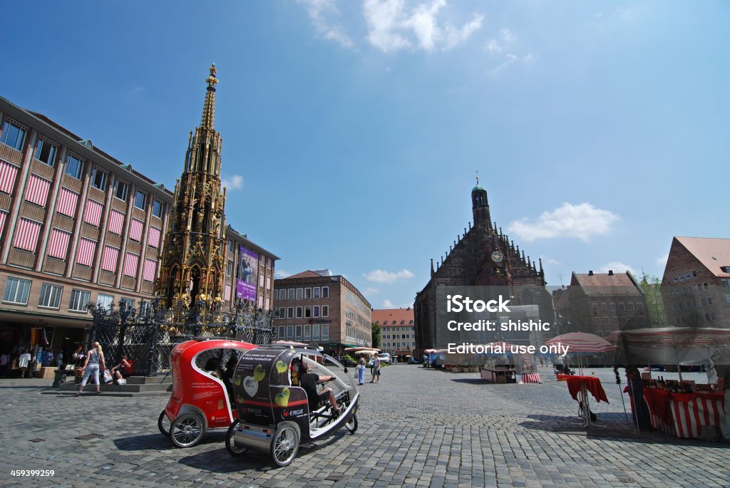 Nuremberg Hauptmarkt - Foto de stock de Alemanha royalty-free