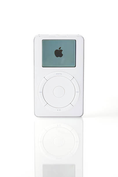 apple de 1.ª geração do ipod - mp3 player imagens e fotografias de stock