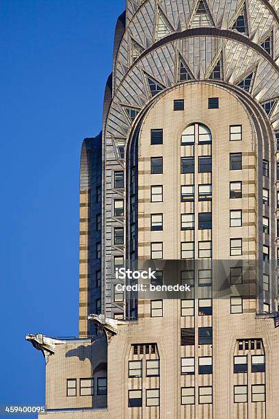 Nowym Jorku I Budynek Chryslera - zdjęcia stockowe i więcej obrazów Art deco - Art deco, Bez ludzi, Bezchmurne niebo