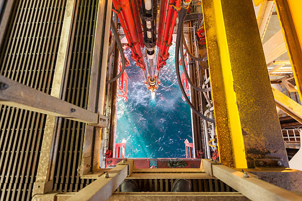 istock oil rig platform riser pipes view to sea 459401965
