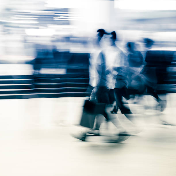 istock abstract business people walking on city 459402597