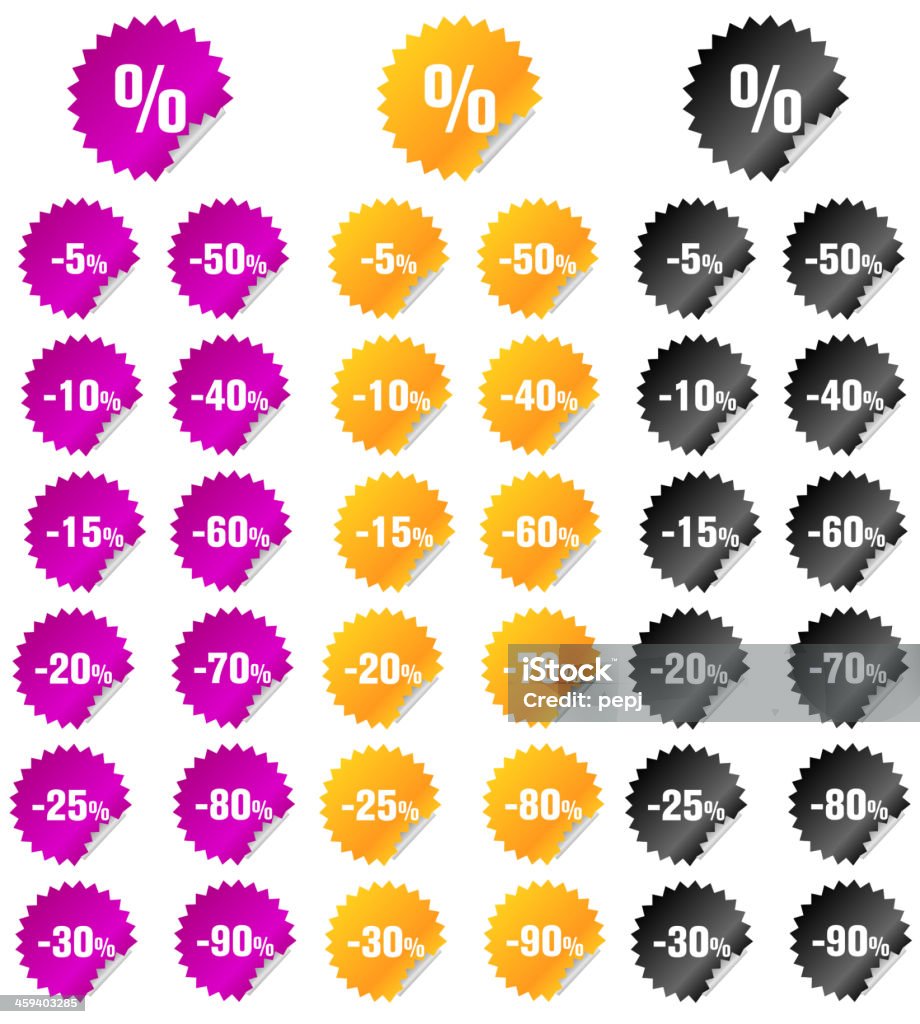 Pegatina de descuentos - Ilustración de stock de Dar libre de derechos