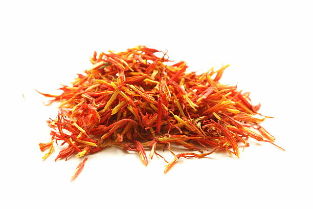 istock moroccan saffron treads in pile, macro shot soft focus 459410733