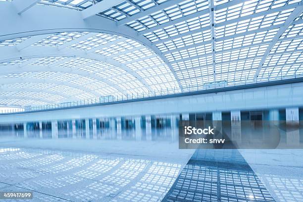 Modern Building Interior Luxurious Lobby Stock Photo - Download Image Now - Activity, Airport, Airport Departure Area