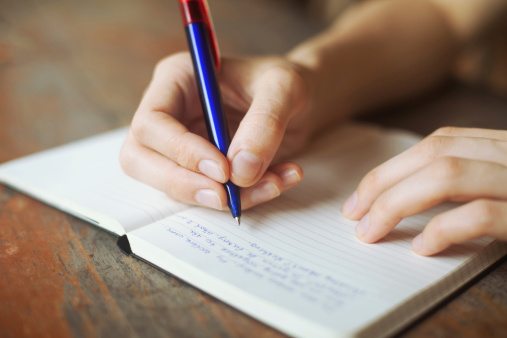 In The School Stock Photo - Download Image Now - Writing - Activity, Handwriting, Note Pad - iStock