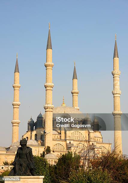 Photo libre de droit de Mosquée Selimiye Edirne En Turquie banque d'images et plus d'images libres de droit de Arc - Élément architectural - Arc - Élément architectural, Architecture, Architecture islamique