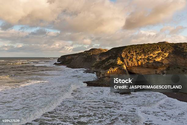 Hopemans Cove Bay At Very High Tide Stock Photo - Download Image Now - Bay of Water, Scotland, Sea