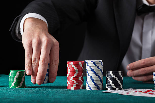 istock Croupier in casino 459434445