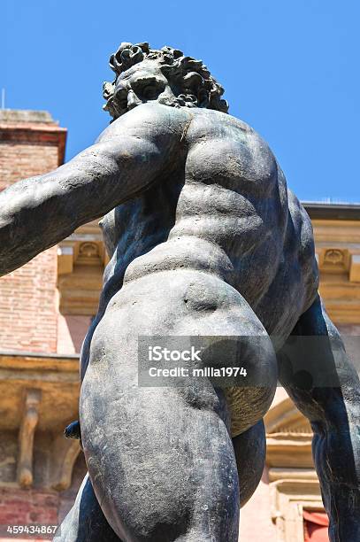 Fountain Of Neptune Bologna Emiliaromagna Italy Stock Photo - Download Image Now