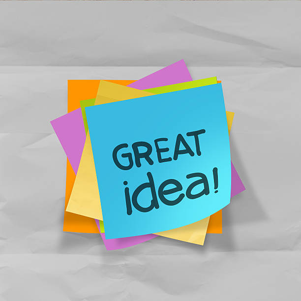 istock sticky notes on recycle crumpled paper background as concept 459438645