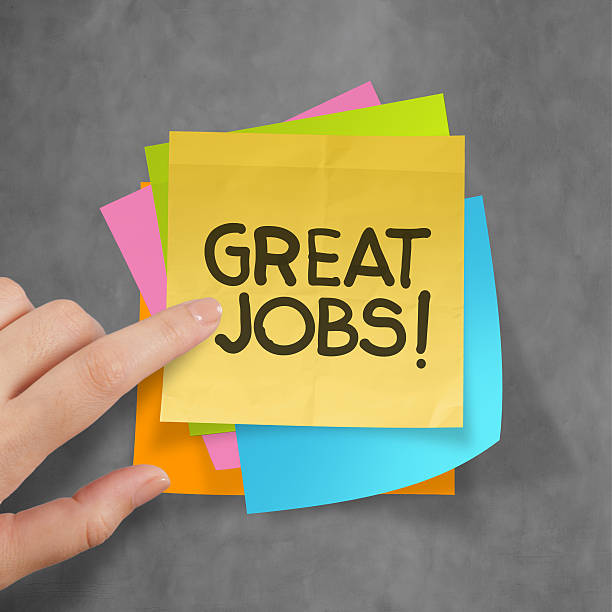 istock great job sticky notes on recycle crumpled paper 459439255