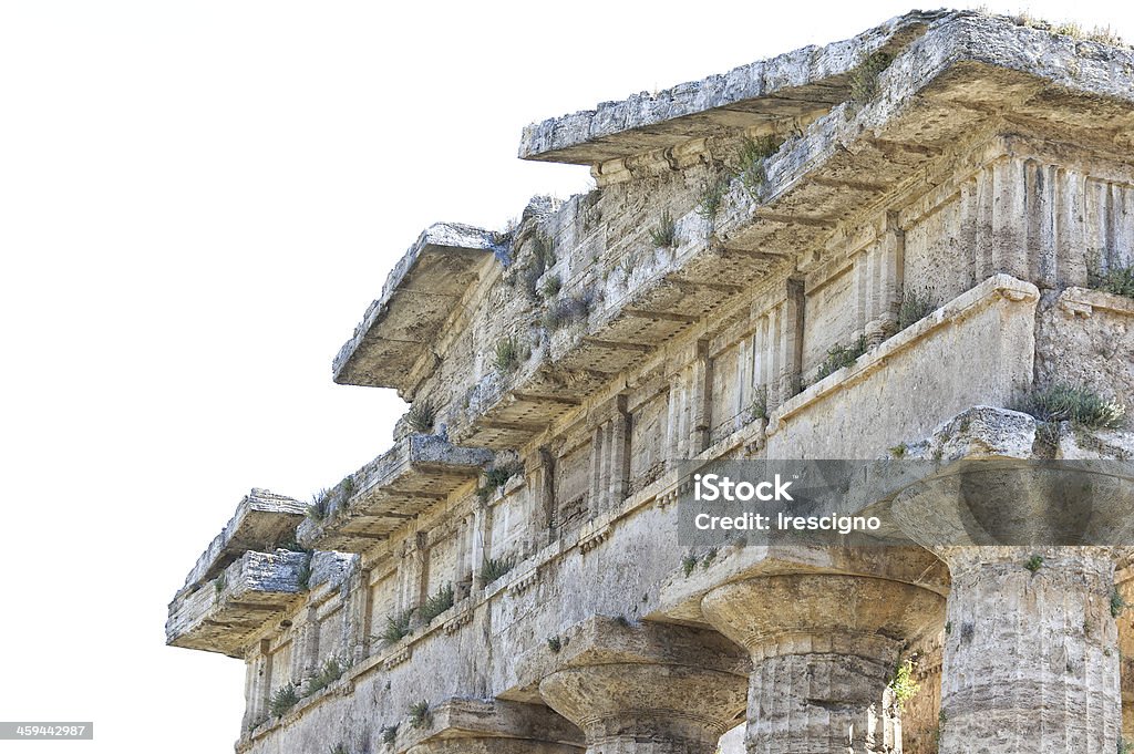 Tempio romano-Paestum - Foto stock royalty-free di Antica civiltà