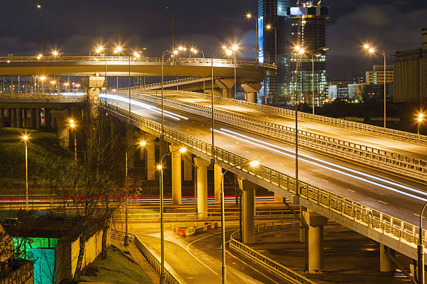 istock City Road overpass at night 459443463