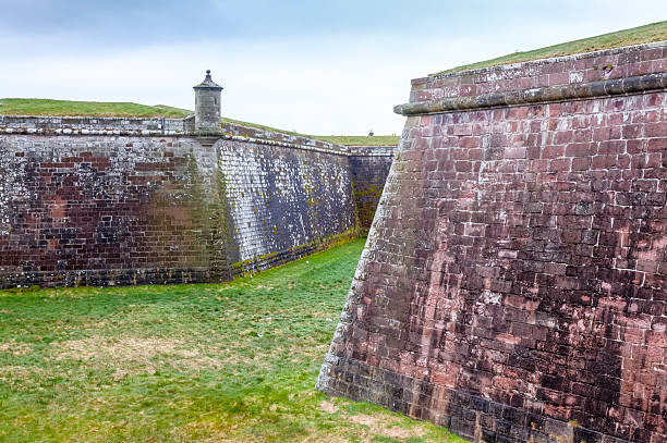 istock Fortifications of Brick at Fort George, Scotland 459444515