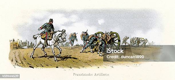 Exército Francêsartillery - Arte vetorial de stock e mais imagens de Antigo - Antigo, Antiguidade, Arma de Fogo